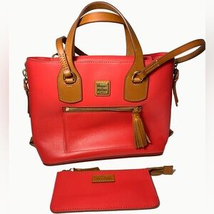 Dooney & Burke geranium red